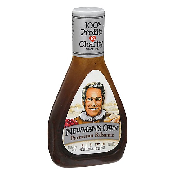 Newmans Own Parmesan Balsamic - 16 Fl. Oz.