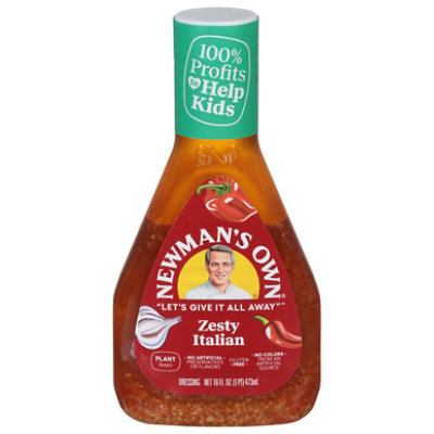 Newmans Own Zesty Italian - 16 Fl. Oz. - Image 1