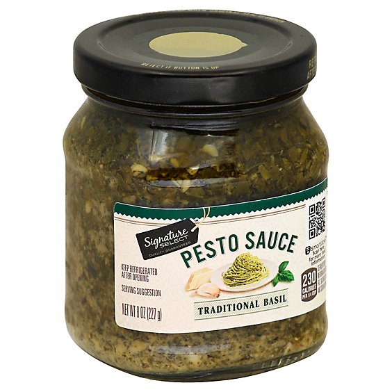 Signature SELECT Pesto Sauce Traditional Basil - 8 Oz