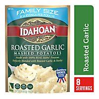 Idahoan Roasted Garlic Mashed Potatoes Family Size Pouch - 8 Oz - Image 1