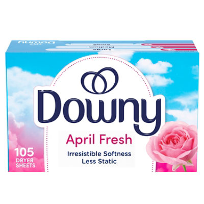 Downy Fabric Softener Dryer Sheets April Fresh - 105 Count - Image 1