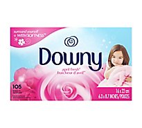 Downy Fabric Softener Dryer Sheets April Fresh - 105 Count