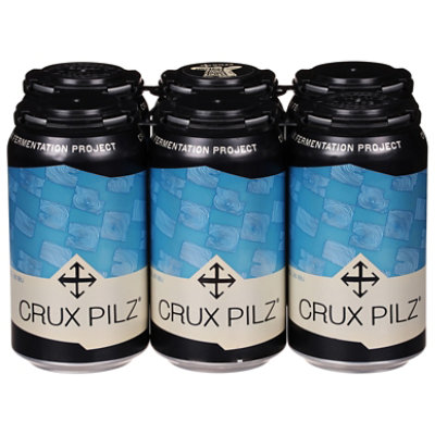 Crux Pilz Beer In Cans - 6-12 Fl. Oz. - Image 3