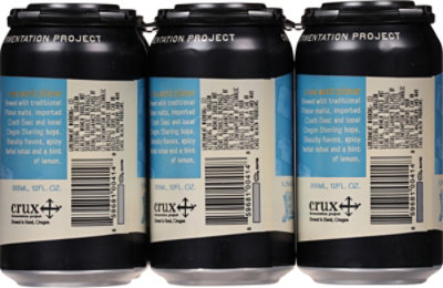 Crux Pilz Beer In Cans - 6-12 Fl. Oz. - Image 3