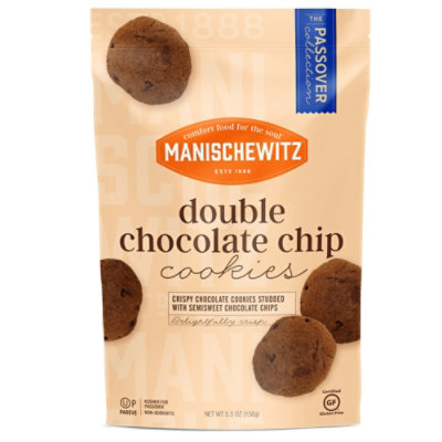 Manischewitz Double Chocolate Chip Cookies - 5.5 Oz - Image 1