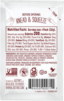 Justins Almond Butter Vanilla - 1.15 Oz - Image 5