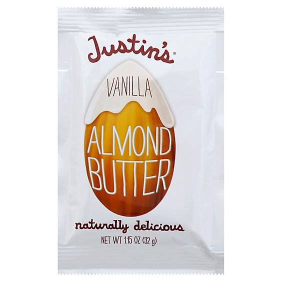 Justins Almond Butter Vanilla - 1.15 Oz