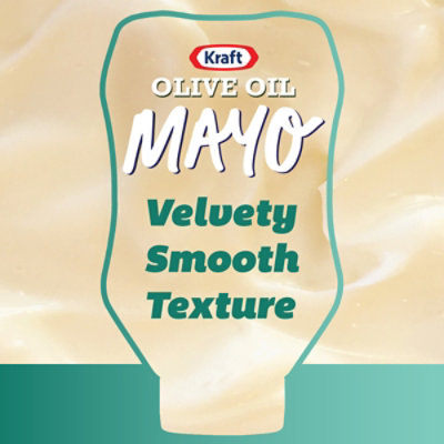 Kraft Mayo with Olive Oil Reduced Fat Mayonnaise Bottle - 22 Fl. Oz. - Image 3