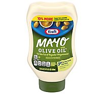 Kraft Mayo with Olive Oil Reduced Fat Mayonnaise Bottle - 22 Fl. Oz.