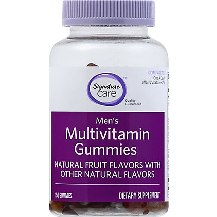Signature Care Multivitamin Gummies Mens Dietary Supplement - 150 Count - Image 2