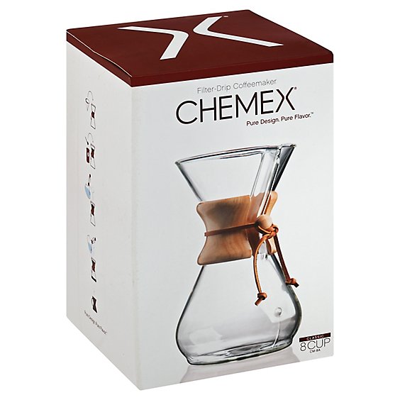 Chemex Filter-Drip Coffeemaker 8 Cup - Each