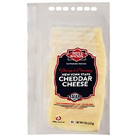 Dietz & Watson C-Sharp White Cheddar Cheese Pre-Sliced - 8 Oz - Image 3