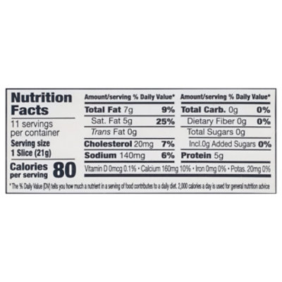Dietz & Watson C-Sharp White Cheddar Cheese Pre-Sliced - 8 Oz - Image 3