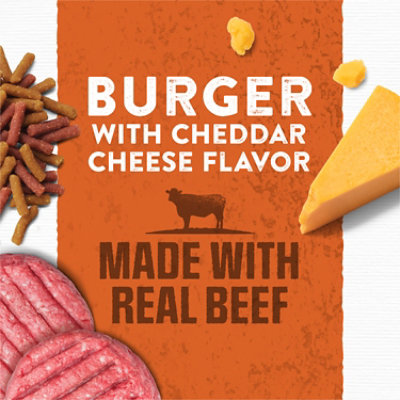 Moist & Meaty Dog Food Dry Burger With Cheddar Cheese 36 Count - 216 Oz - Image 3