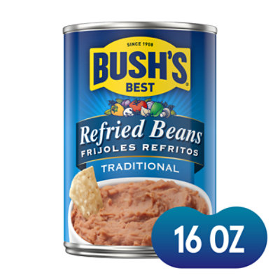 Bush's Traditional Refried Beans - 16 Oz