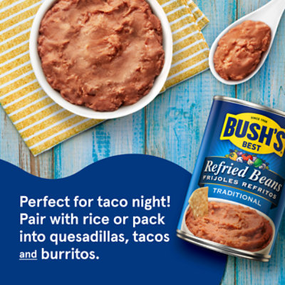 Bush's Best Traditional Refried Beans - 16 Oz - Image 2