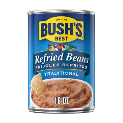 Bushs Best Traditional Refried Beans - 16 Oz