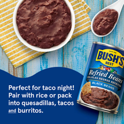 Bush's Refried Black Beans - 16 Oz - Image 2