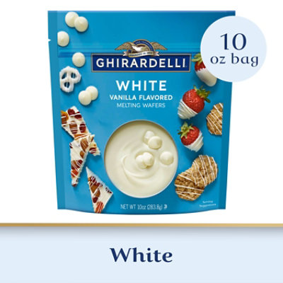 GHIRARDELLI Dark Chocolate Flavored Melting Wafers, 10 Oz Bag, Baking  Chips, Nuts & Bars