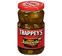 Trappeys Peppers Jalapeno Sliced Hot - 12 Fl. Oz.