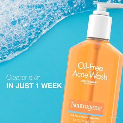 Neutrogena Acne Wash Oil-Free - 9.1 Fl. Oz. - Image 3