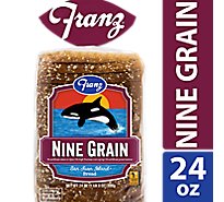 Franz Sandwhich Bread San Juan Island Nine Grain - 24 Oz