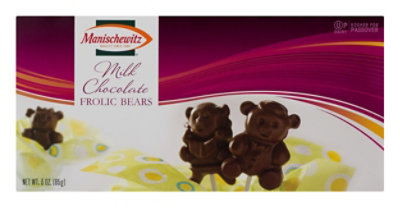 Manischewitz Candy Milk Chocolate Bears - 3 Oz - Image 1