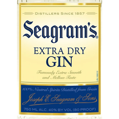 Seagram's Extra Dry Gin - 750 Ml - Image 2