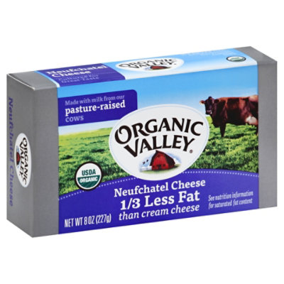 Organic Valley Neufchatel Cheese - 8 Oz - Image 1