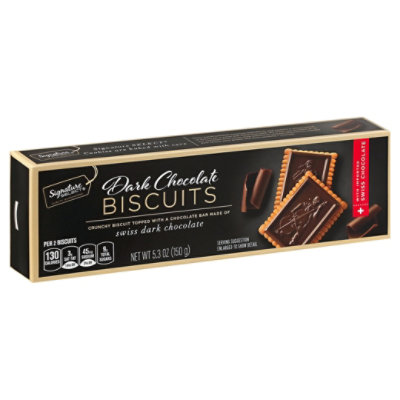 Signature SELECT Biscuits Dark Chocolate - 5.3 Oz - Safeway