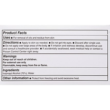 Signature Care Prep Pads Alcohol Isopropyl 70% - 100 Count - Image 5