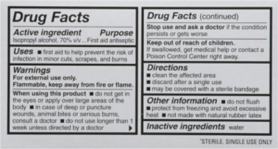 Signature Select/Care Prep Pads Alcohol Isopropyl 70% - 100 Count - Image 4