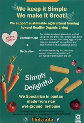 Tinkyada Pasta Joy Ready Brown Rice Pasta Organic Penne Bag - 12 Oz - Image 5