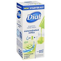 Dial Concentrated Aloe-Scented Foaming Hand Wash - 3 Count Starter Kit - Image 1