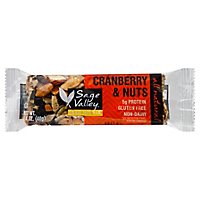 Sage Valley Trail Mix Bar Cranberry & Nuts - 1.4 Oz - Image 1