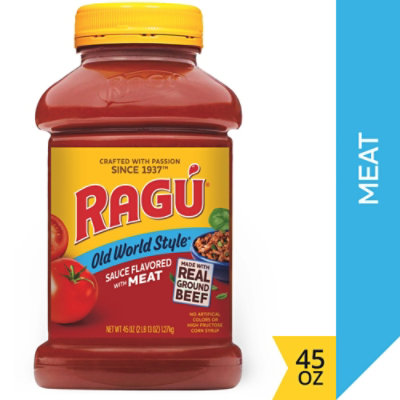 Ragu Old World Style Sauce Flavored with Meat - 45 Oz - Image 1