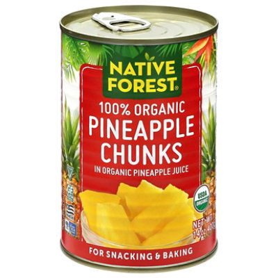 Native Forest Organic Pineapple Chunks - 14 Oz