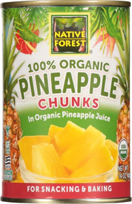 Native Forest Organic Pineapple Chunks - 14 Oz - Image 2