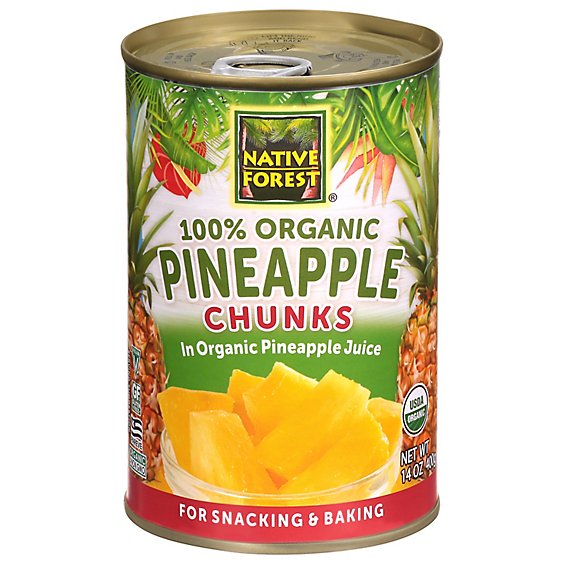 Native Forest Organic Pineapple Chunks - 14 Oz
