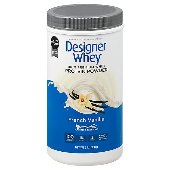 Designer Whey Powder French Vanilla - 32 Oz