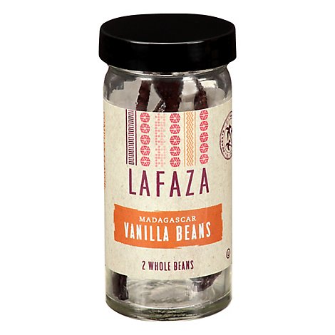 Lafaza Beans Vanilla Whole Madagascar Bourbon - 2 Count