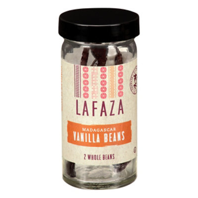 Lafaza Beans Vanilla Whole Madagascar Bourbon - 2 Count