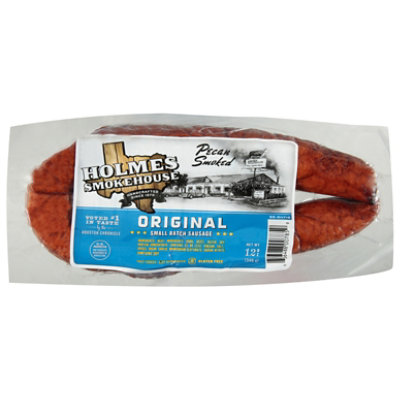Holmes Sausage Pork And Beef Smoked - 14 Oz - Image 1