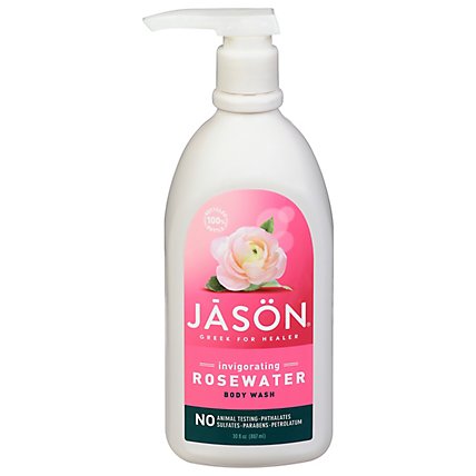 Jason Body Wash Glyc & Rose - 30 Oz - Image 1