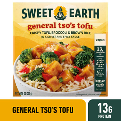 Sweet Earth General Tso's Vegan Tofu Frozen Bowl - 9 Oz - Image 2