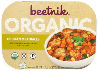 Beetnik Organic Chicken Meatballs - 11.5 Oz - Image 1