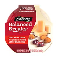 Sargento Balanced Breaks Cheese Snacks Gouda 3 Pack - 3-1.5 Oz