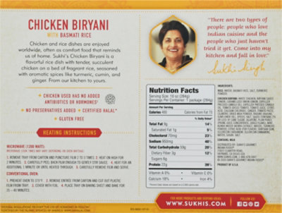 Sukhis Chicken Biryani Gluten Free - 10 Oz - Image 6