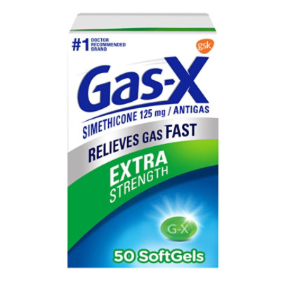 Gas-X Antigas Extra Strength Softgels - 50 Count - Image 1