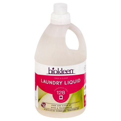 Biokleen Liquid Detergent Free & Clear Fragrance Free Jug - 64 Fl. Oz. - Image 1